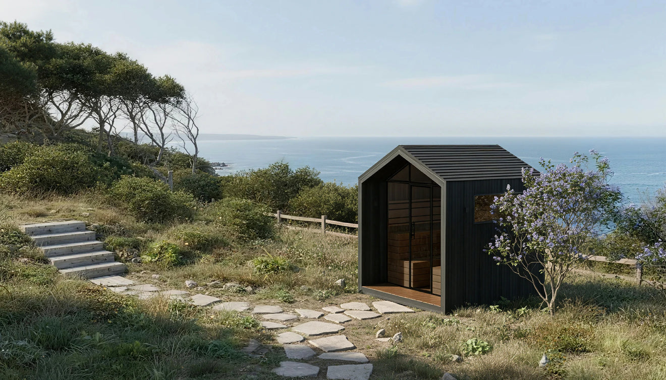Rediscover Ritual in Nature: The Nestora™ Outdoor Steam Sauna by Sunhaven