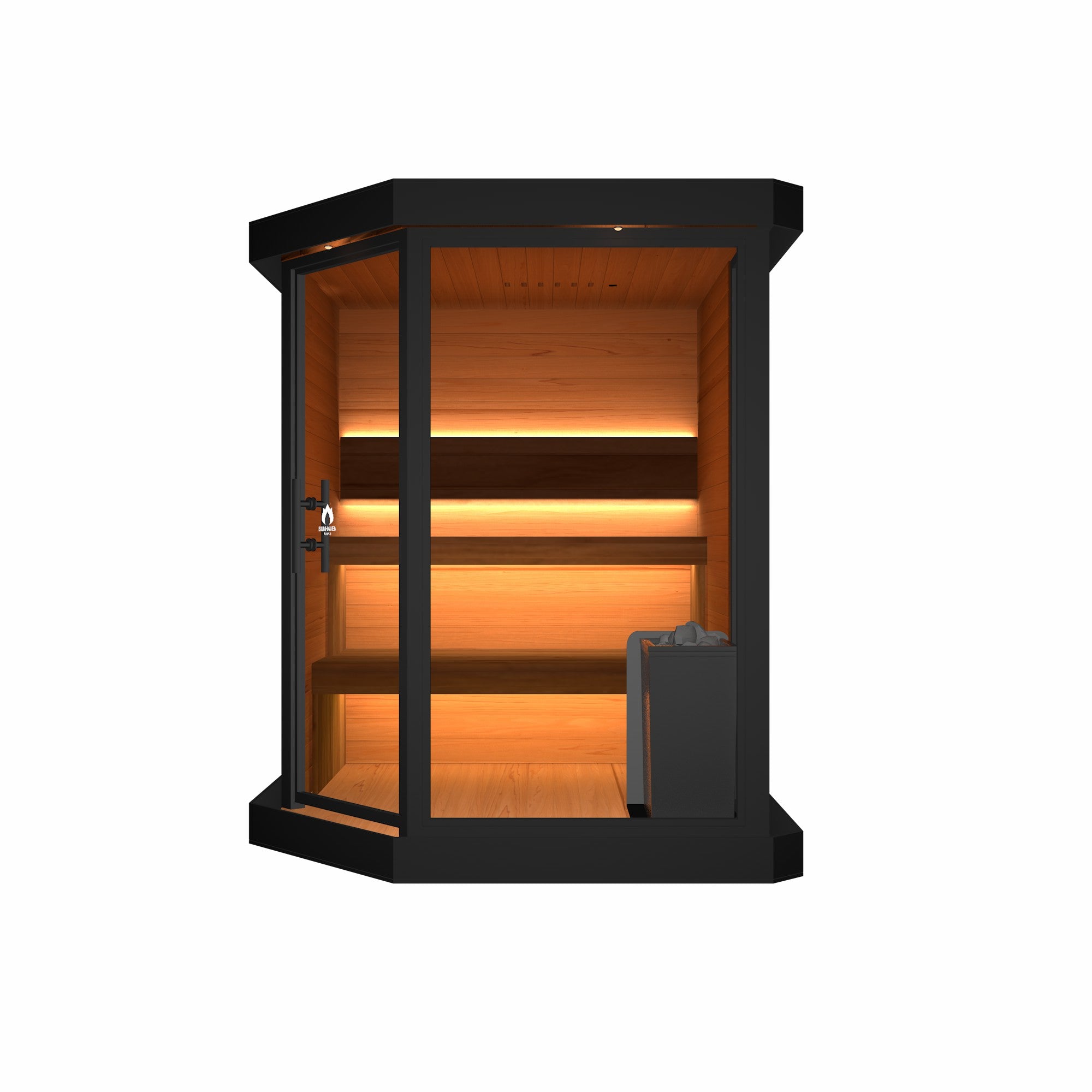 Korva Outdoor Sauna for 2–3 People | Red Cedar, Modern Design
